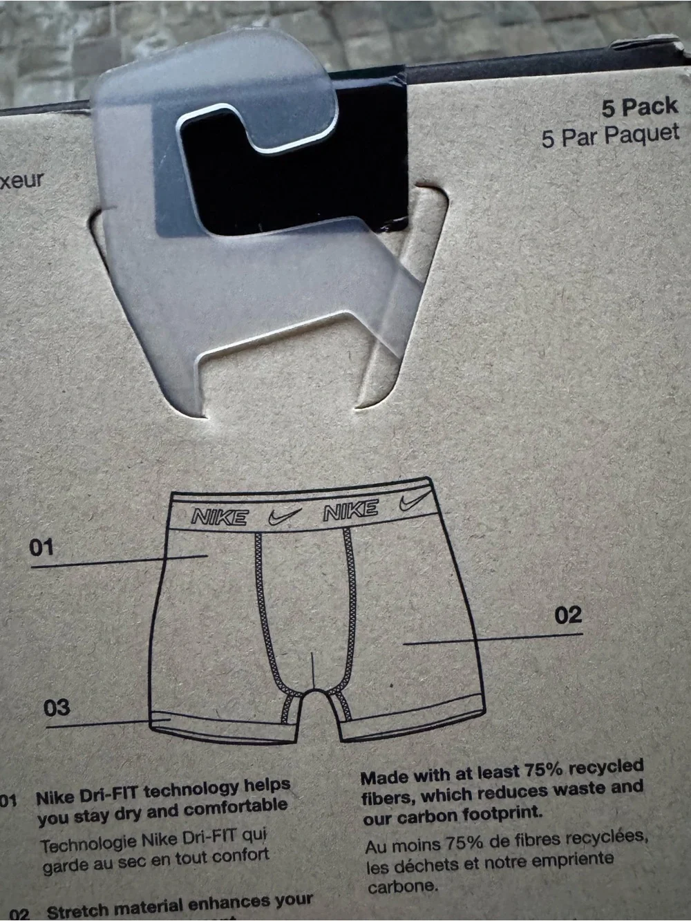 Nike Dri-FIT Essentials Micro Youth Boxer Briefs